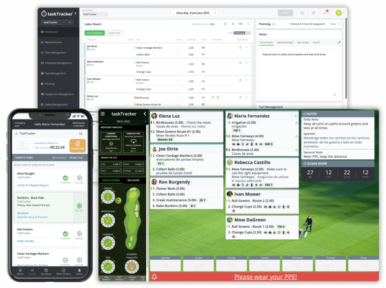 Golf Course Equipment Maintenance Software