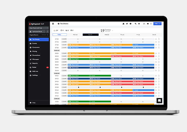 Tee Time Management Software
